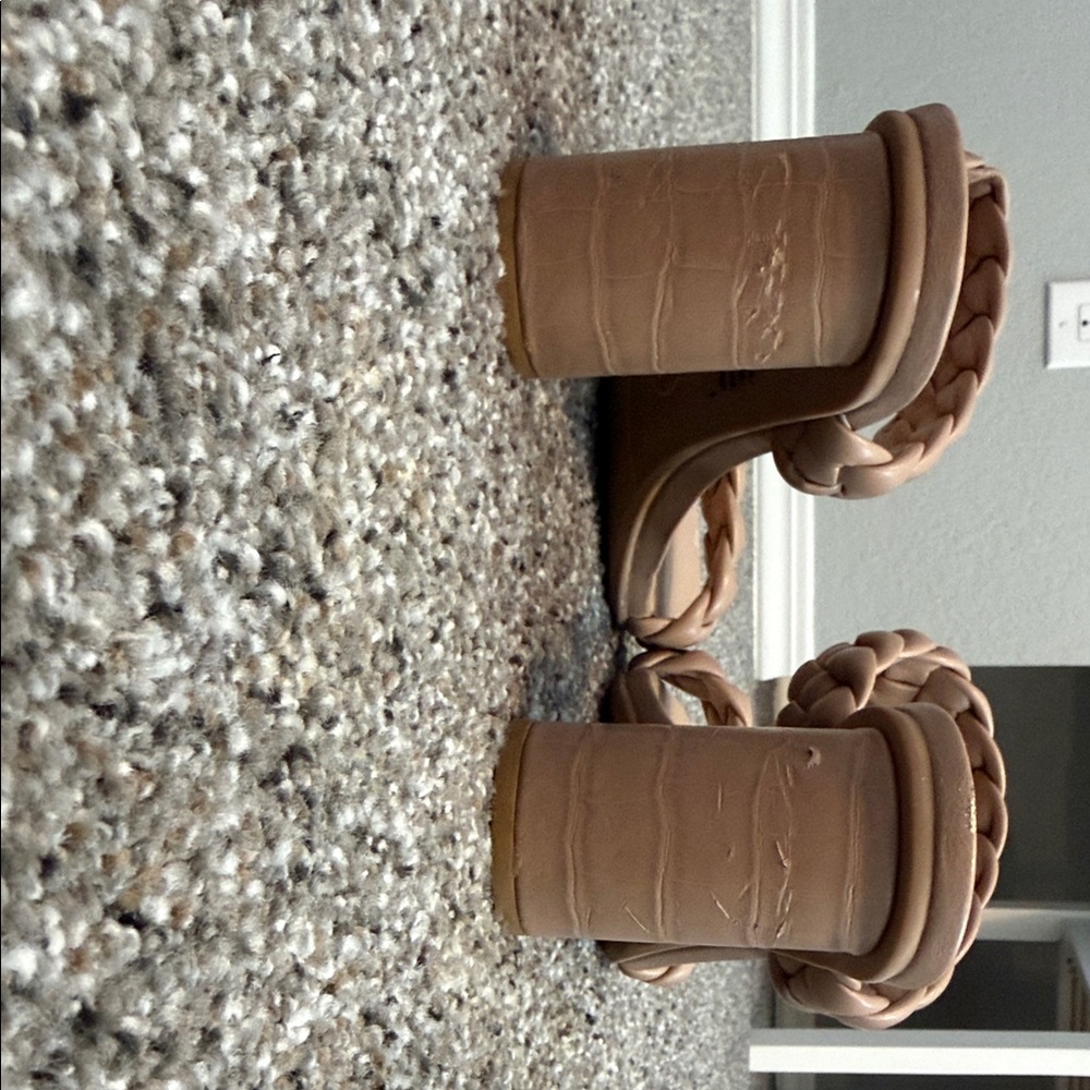 a new day Tan Braided Strap Sandals - Picture 3 of 7